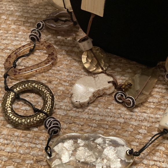 Bohemian Multi-Color Statement Necklace - Picture 2 of 5